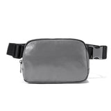 Leather Waist Bag Adjustable Cross Body Chest Bag Outdoor Sports Waist Bag