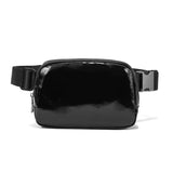 Leather Waist Bag Adjustable Cross Body Chest Bag Outdoor Sports Waist Bag