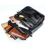 Vintage Leather Men's Messenger Bag Crossbody Business Bag