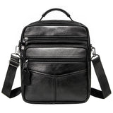 Vintage Leather Men's Messenger Bag Crossbody Business Bag