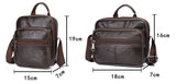Vintage Leather Men's Messenger Bag Crossbody Business Bag