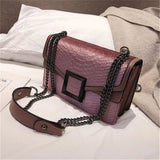 Leather Messenger Bag Chain Shoulder Bags Shoulder Bags