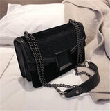 Leather Messenger Bag Chain Shoulder Bags Shoulder Bags