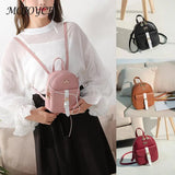 Leather Messenger Bags Small Shoulder Crossbody Bowknot Backpacks