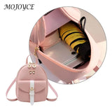 Leather Messenger Bags Small Shoulder Crossbody Bowknot Backpacks