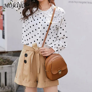Leather Messenger Bags Small Shoulder Crossbody Bowknot Backpacks