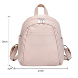 Small Leather Mini Backpack Women Bags Purse Girl Mochila