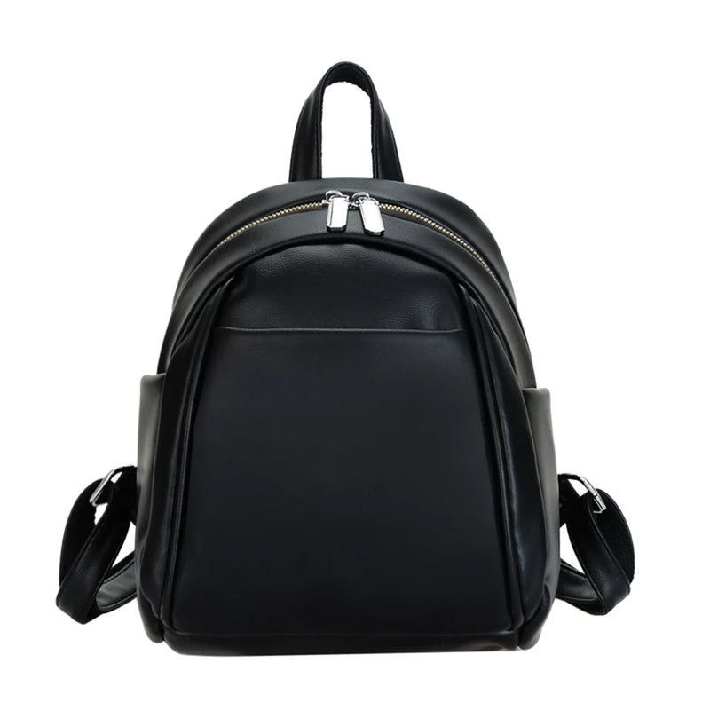 Small Leather Mini Backpack Women Bags Purse Girl Mochila