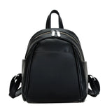 Small Leather Mini Backpack Women Bags Purse Girl Mochila