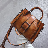 Korea Ladies PU Shoulder Bag Tote Female Crossbody Messenger