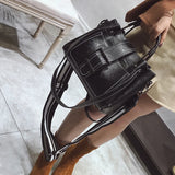 Korea Ladies PU Shoulder Bag Tote Female Crossbody Messenger