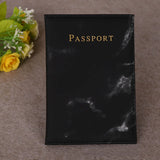Leather Passport Cover for Travel Wallet Document Holder