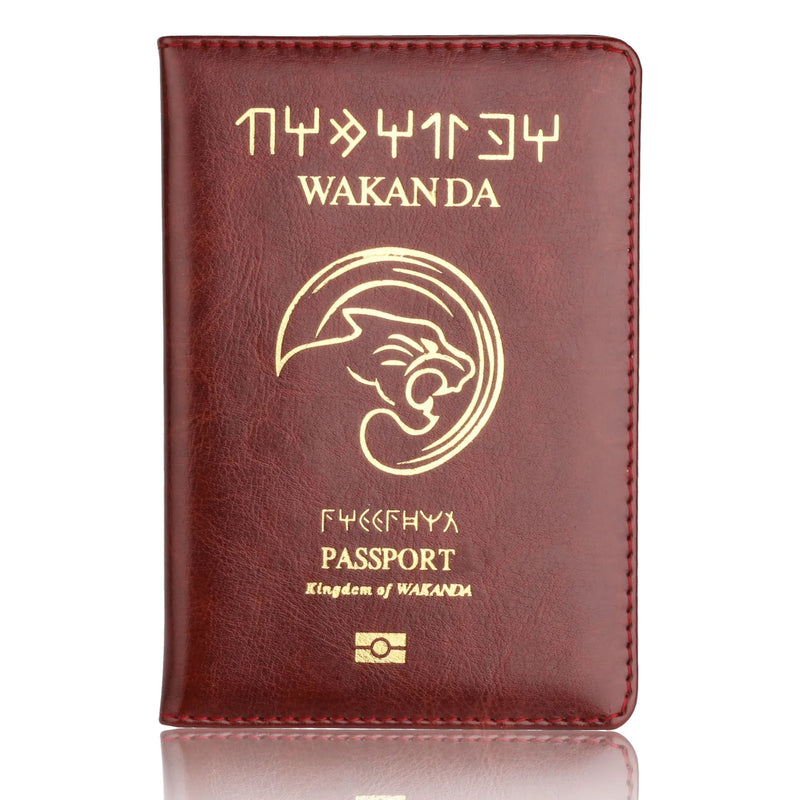 Leather Passport Holder Case Lightweight Travel Wallet Cover