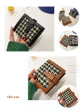 Women's Retro Short Wallet Small Ultra-thin Real Leather Bag