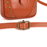 Leather Rivet Drop Leg Bag Steampunk Retro Rock Waist Belt Bag