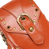 Leather Rivet Drop Leg Bag Steampunk Retro Rock Waist Belt Bag