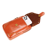 Leather Rivet Drop Leg Bag Steampunk Retro Rock Waist Belt Bag