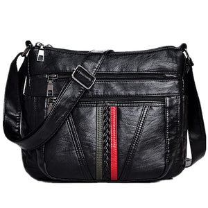 Women's Sheepskin Leather Bag Soft Messenger Shoulder All-match Ladies Bag