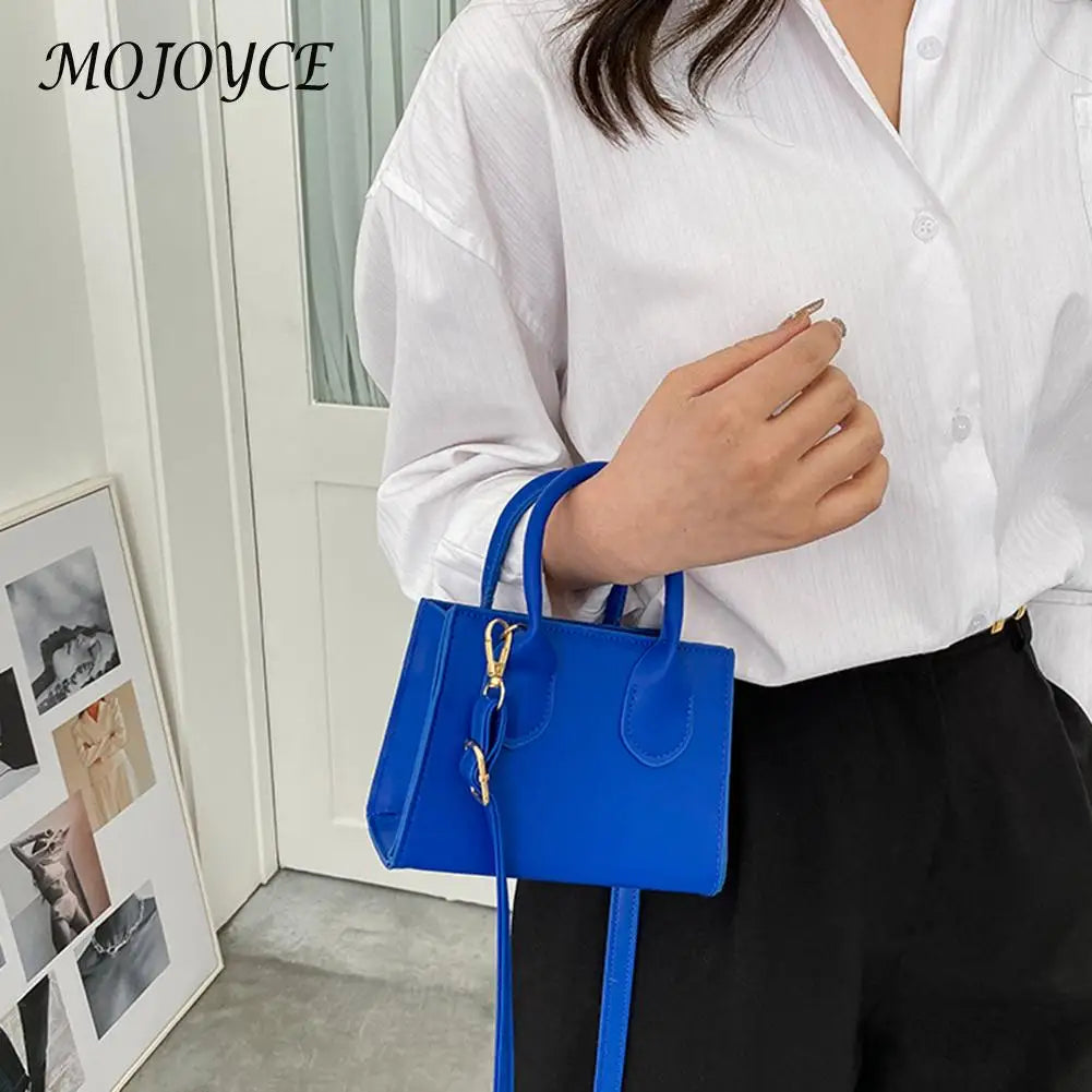 Vintage Leather Shoulder Messenger Bag for Women Top-handle Handbag