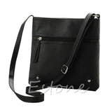 Leather Sling Shoulder Bag Messenger Pack Crossbody Bag Handbag for Women Girls