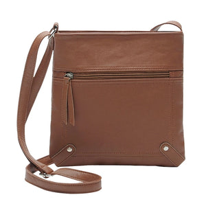 Leather Sling Shoulder Bag Messenger Pack Crossbody Bag Handbag for Women Girls