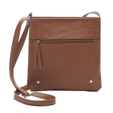 Leather Sling Shoulder Bag Messenger Pack Crossbody Bag Handbag for Women Girls