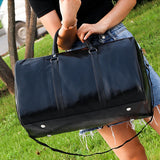 Large Duffle Travel Bag Men Zipper Pu Big Fitness Bags