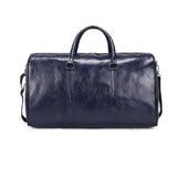 Large Zipper Pu Duffle Leather Travel Bag Men