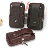 Leather Waist Bag Large Capacity Brown Shoulder Bags