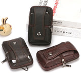 Leather Waist Bag Large Capacity Brown Shoulder Bags