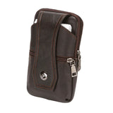 Leather Waist Bag Large Capacity Brown Shoulder Bags