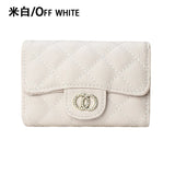 Real Cowhide Leather Wallet Key Holder Mini Purse for Women