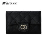 Real Cowhide Leather Wallet Key Holder Organizer Mini Purse for Women