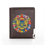 Leather Wallet Men Women Billfold Slim Credit Card/ID Holders Money Bag