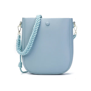 Leather Woven Shoulder Strap Shoulder Bag