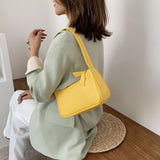 Leather Women Bag Underarm Bag High Shoulder Bag All-match Handbags
