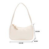 Leather Women Bag Underarm Bag High Shoulder Bag All-match Handbags
