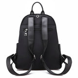 Leather Women School Backpacks High Girl Shoulder Bags