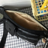 Leather Waist Pack Crossbody Bag Waterproof Travel Pouch Belt Bags