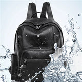 Large PU Leather Women's Backpack Travel Bag