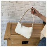 Leather Women's Bag Underarm Bag High Shoulder Bag All-match Handbags