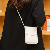 Leather Women's Casual Phone Bag Ladies Small Shoulder Bag