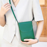 Leather Women's Casual Phone Bag Ladies Small Shoulder Bag