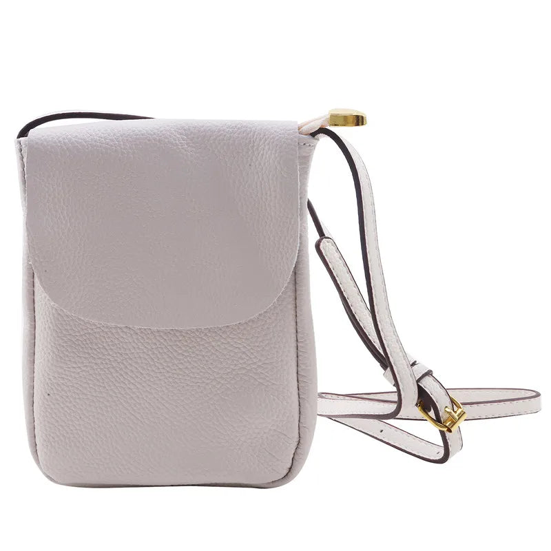 Leather Women's Casual Phone Bag Ladies Messenger