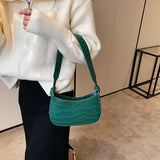 Half Moon Leather Women's Shoulder Bag Casual Totes