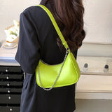 Leather Women's Small Shoulder Bag Solid Crossbody Bag