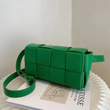Leather Woven Small Waist Bags For Women
