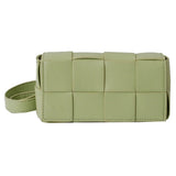 Leather Woven Waist Bag Belt Bag Crossbody Bag For Women