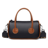 Women's Retro Cowhide Shoulder Bag, Niche Messenger Bag