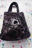 Leather Cowhide Hand Gilding Shoulder Bag for Moms